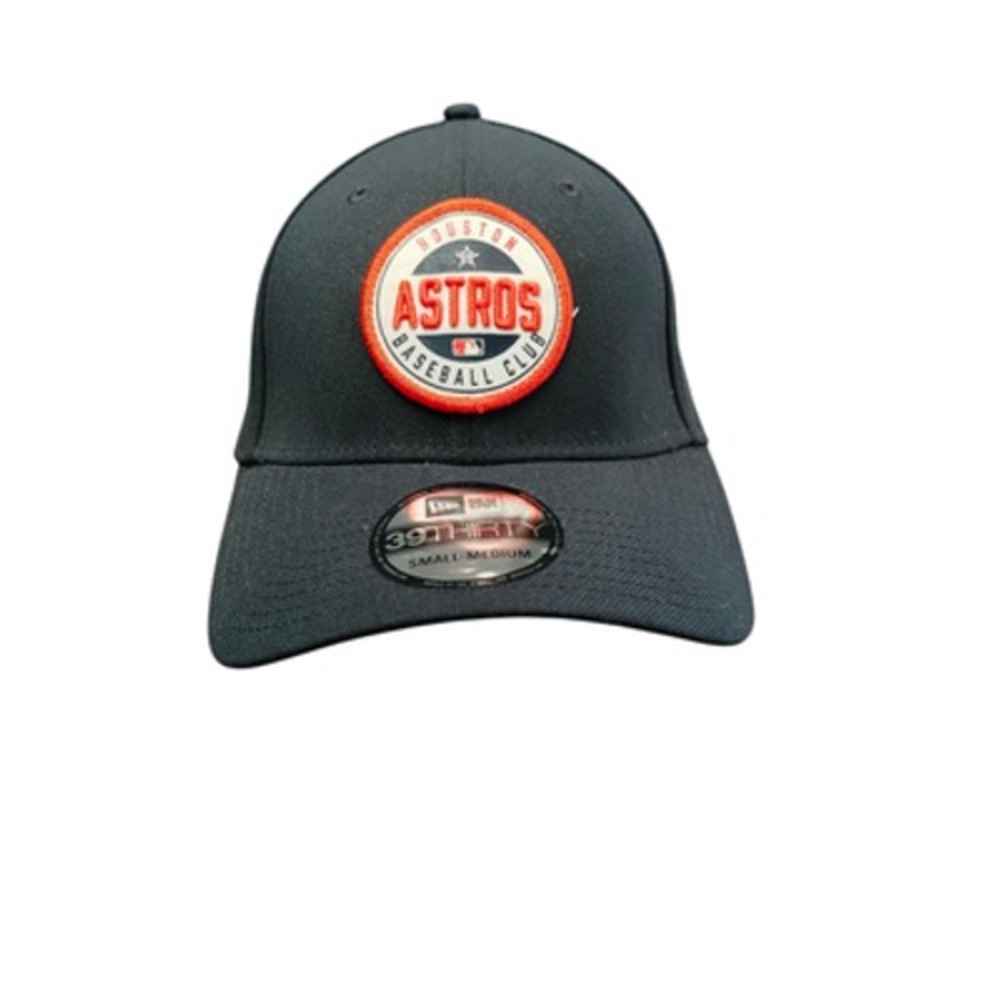 Houston‎ Astros Hat Cap Fitted Mens Small Medium Black MLB Baseball New Era